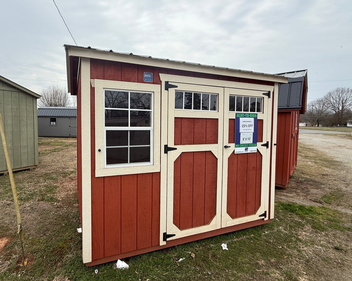8 X 10 A - Frame Shed (SKU: OBHB000121CA2D4D) Bunce Buildings OBHB000121CA2D4D