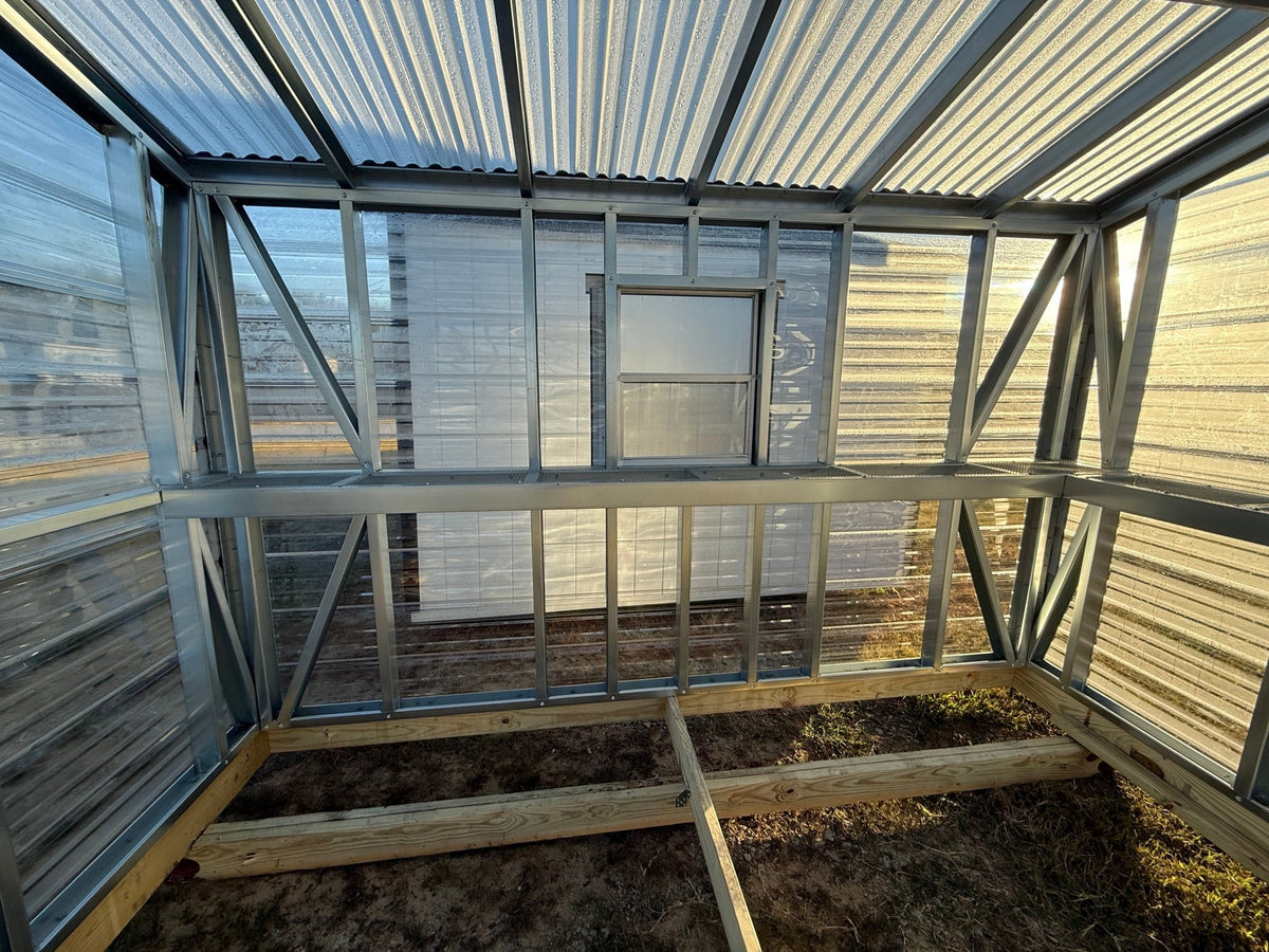 10'x12' Greenhouse (GHL - 35 - J1316) Bunce Buildings 