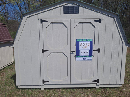 10 X 20 4' Wallbarn Shed (SKU: OBNW - 25935) Bunce Buildings OBNW-25935