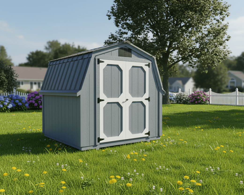 8 X 10 4' Wallbarn Shed (SKU: OBAS - 26116) Bunce Buildings OBAS-26116