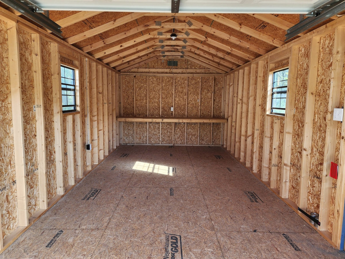 12 X 24 A - Frame Shed (SKU: OBJV - 21657) Bunce Buildings OBJV-21657
