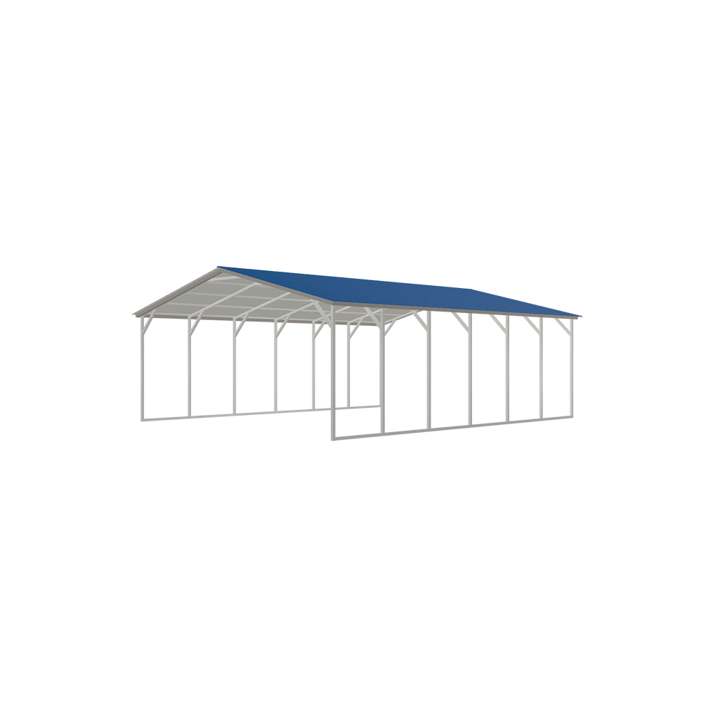 20x20x8 Metal Carport • Bunce Buildings