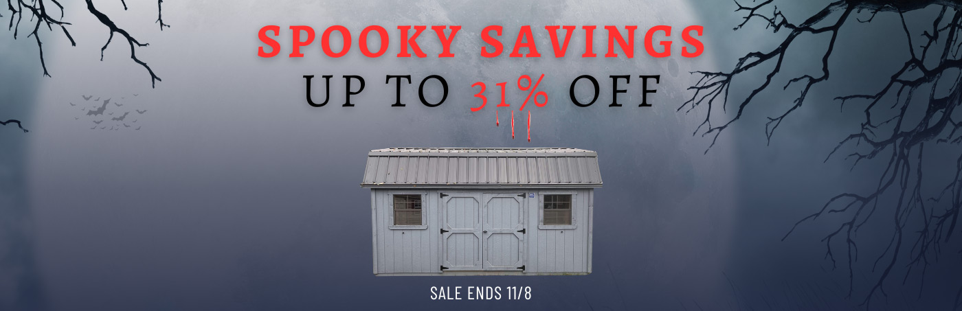 Spooky Savings Up To 31% off. Sale Ends 11/8. Hero Promo Feature Image